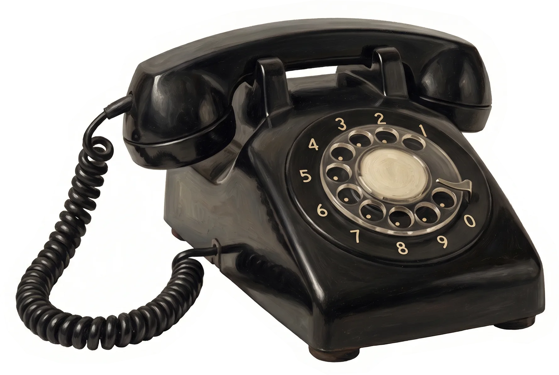 Vintage rotary telephone